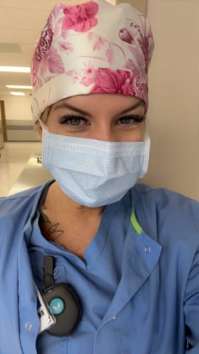 Customer photo review of Blushy Satin