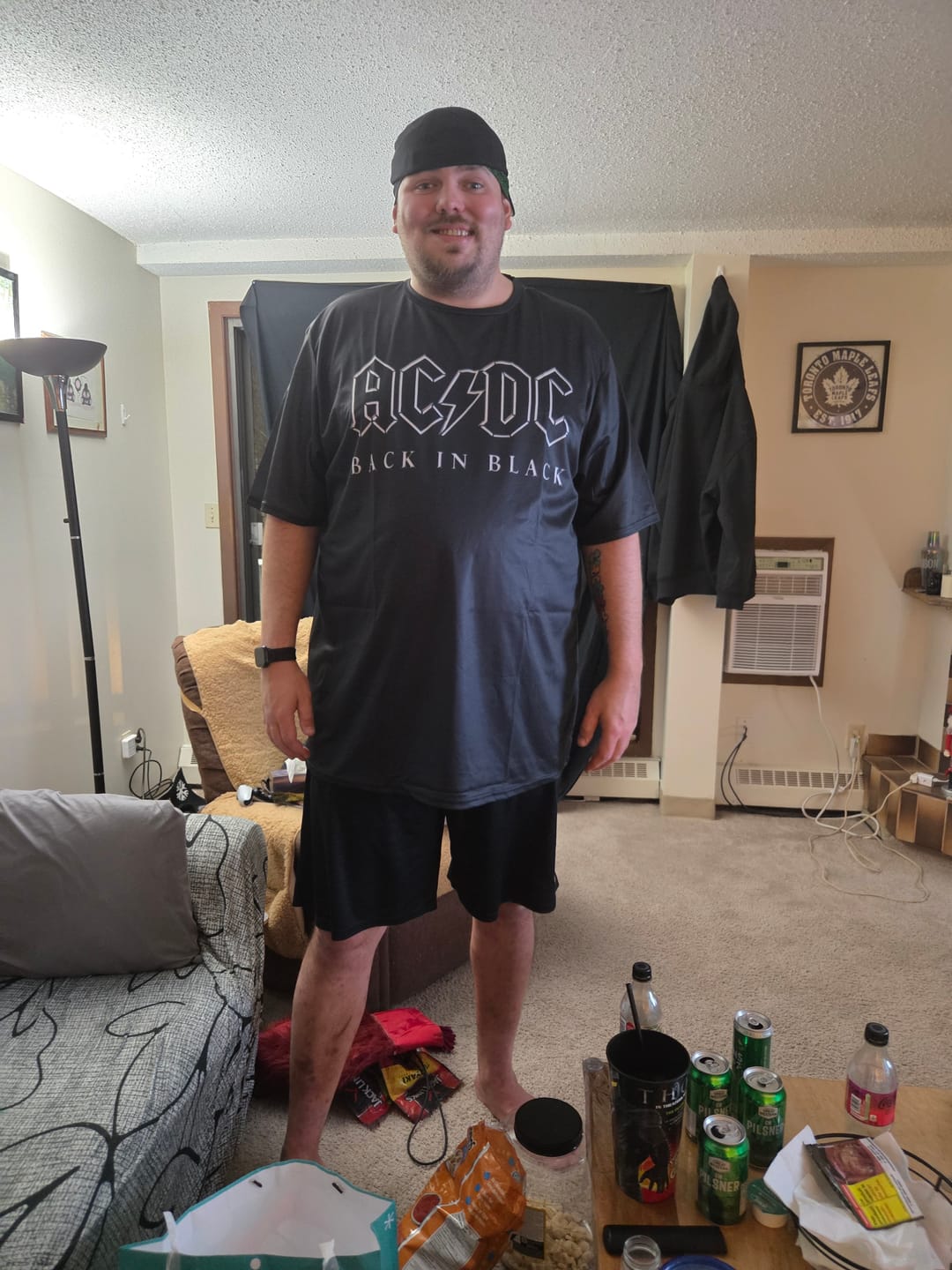Customer photo review of AC/DC Men's Plus Size Short Sleeve T-Shirt