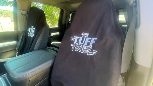 Customer photo review of Waterproof Car Towel Seat Cover