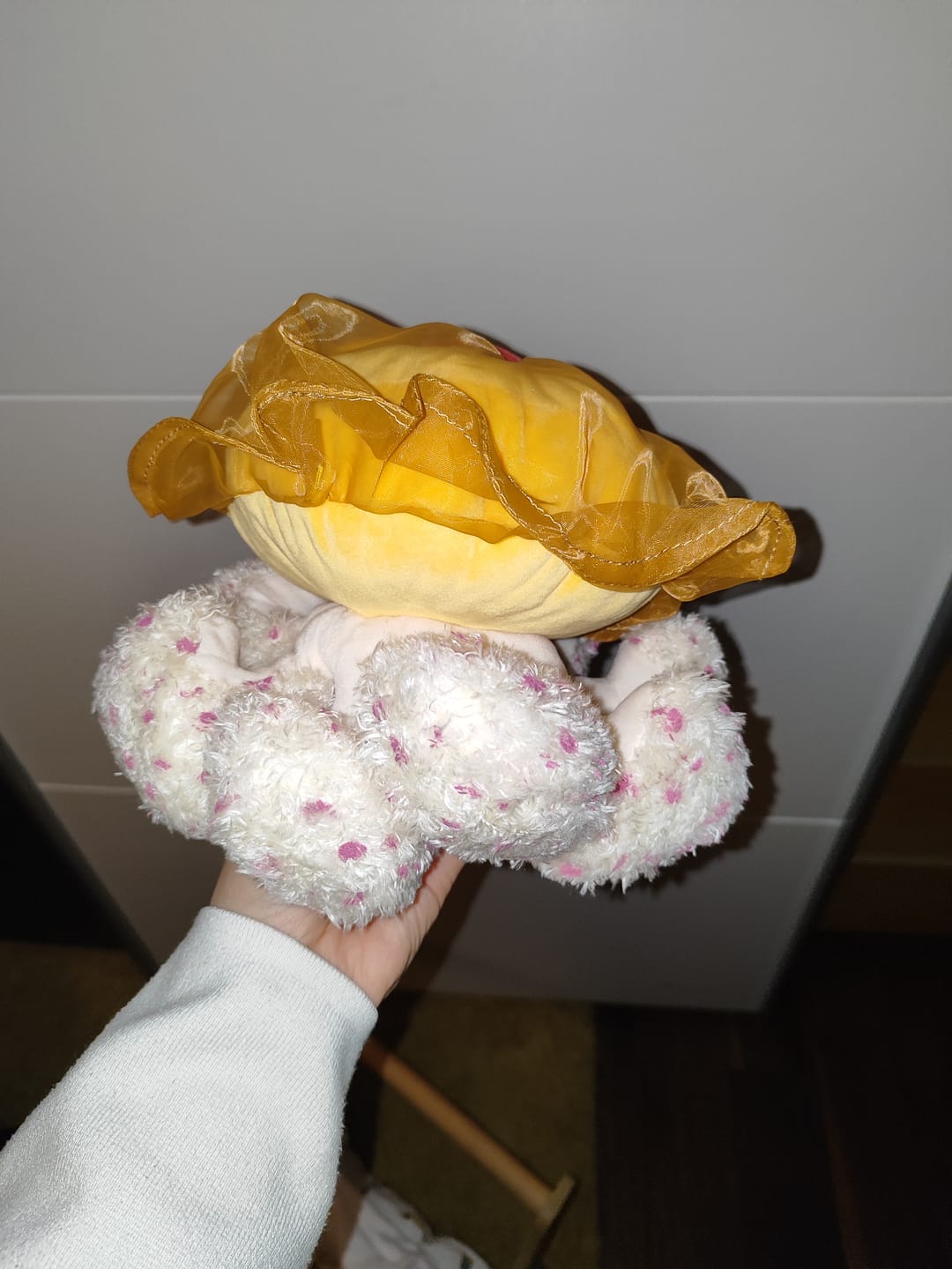 Customer photo review of Fried Egg Jellyfish Soft Stuffed Plush Toy