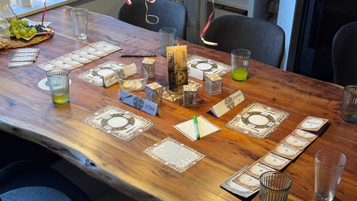 Customer photo review of Sherlock Holmes & das geheimnissvolle Schloss - Escape Room zum Ausdrucken