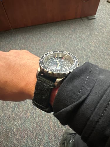 Customer photo review of Glomar Explorer - Hook And Loop Watch Strap