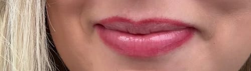 Customer photo review of COSTIQ® PEEL OFF LIP STAIN