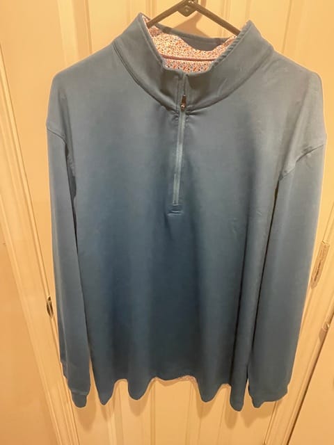 Customer photo review of Ocean Blue Quarter Zip - Men's