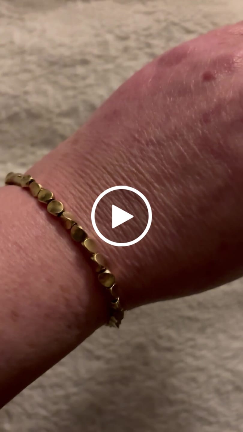 Customer video review of Buddha Stones Tibetan Copper Beads Healing Luck Bracelet