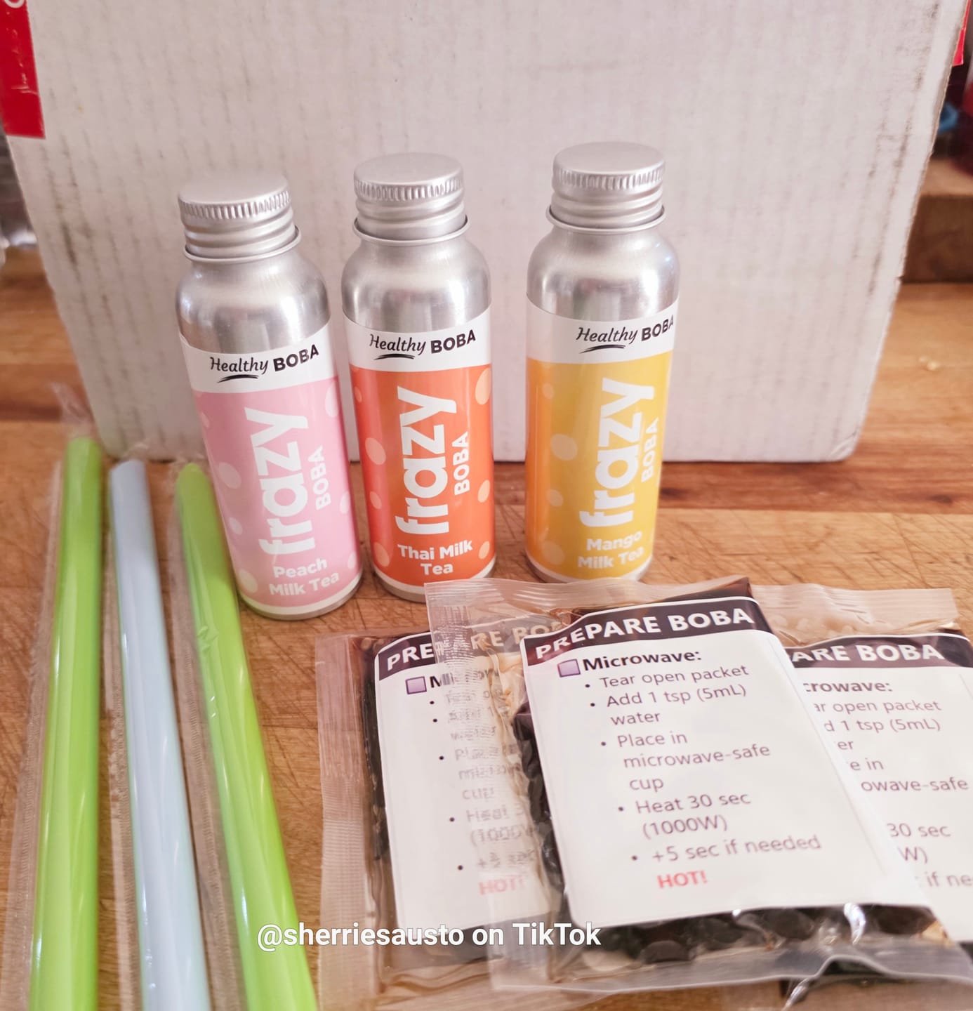 Customer photo review of Healthy Boba Sample Pack