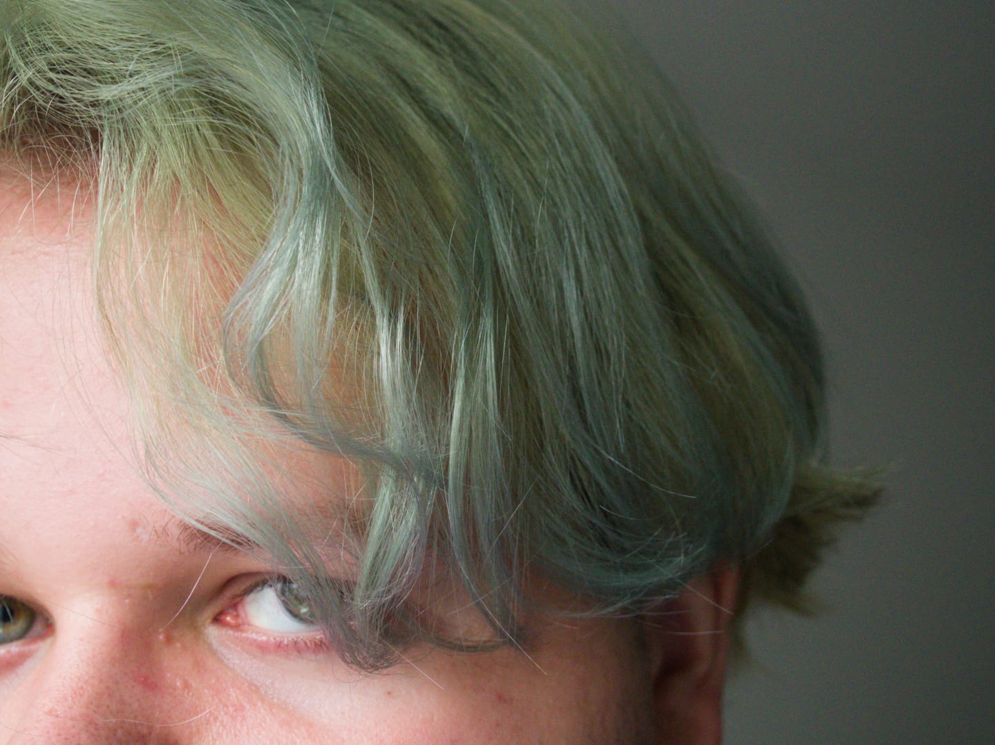 Customer photo review of Jorge Moss Green Direct Hair Color