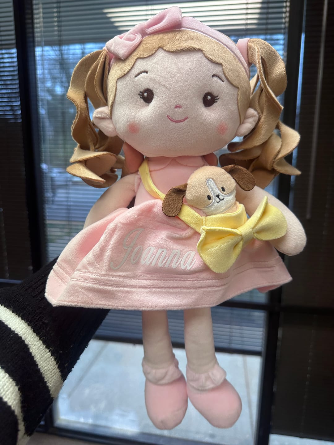 Customer photo review of Personalized Milly Girl & Her Pet