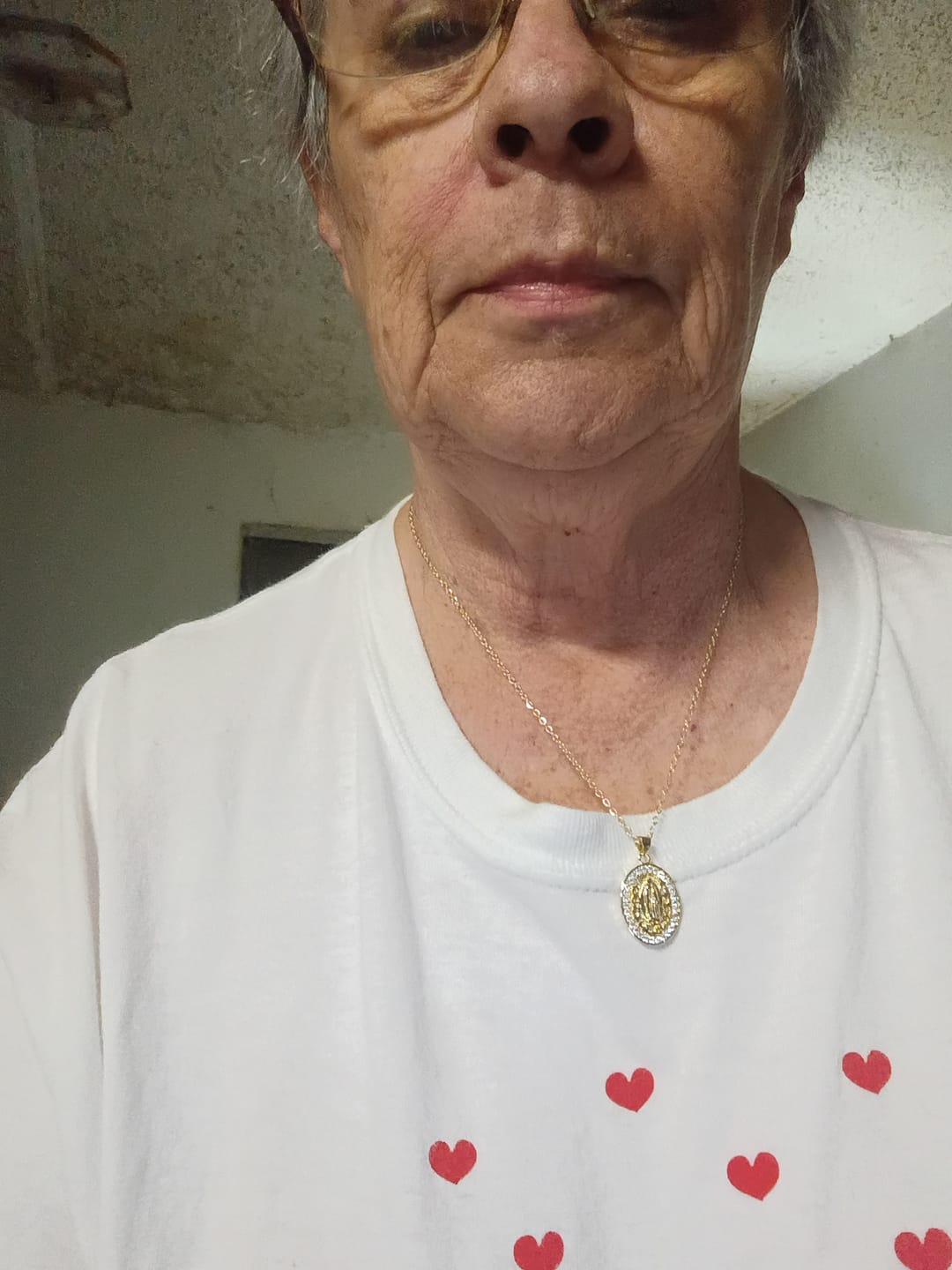 Customer photo review of FREE Today: Our Lady Three-Design Necklace: Steady Companion for Quiet Routines