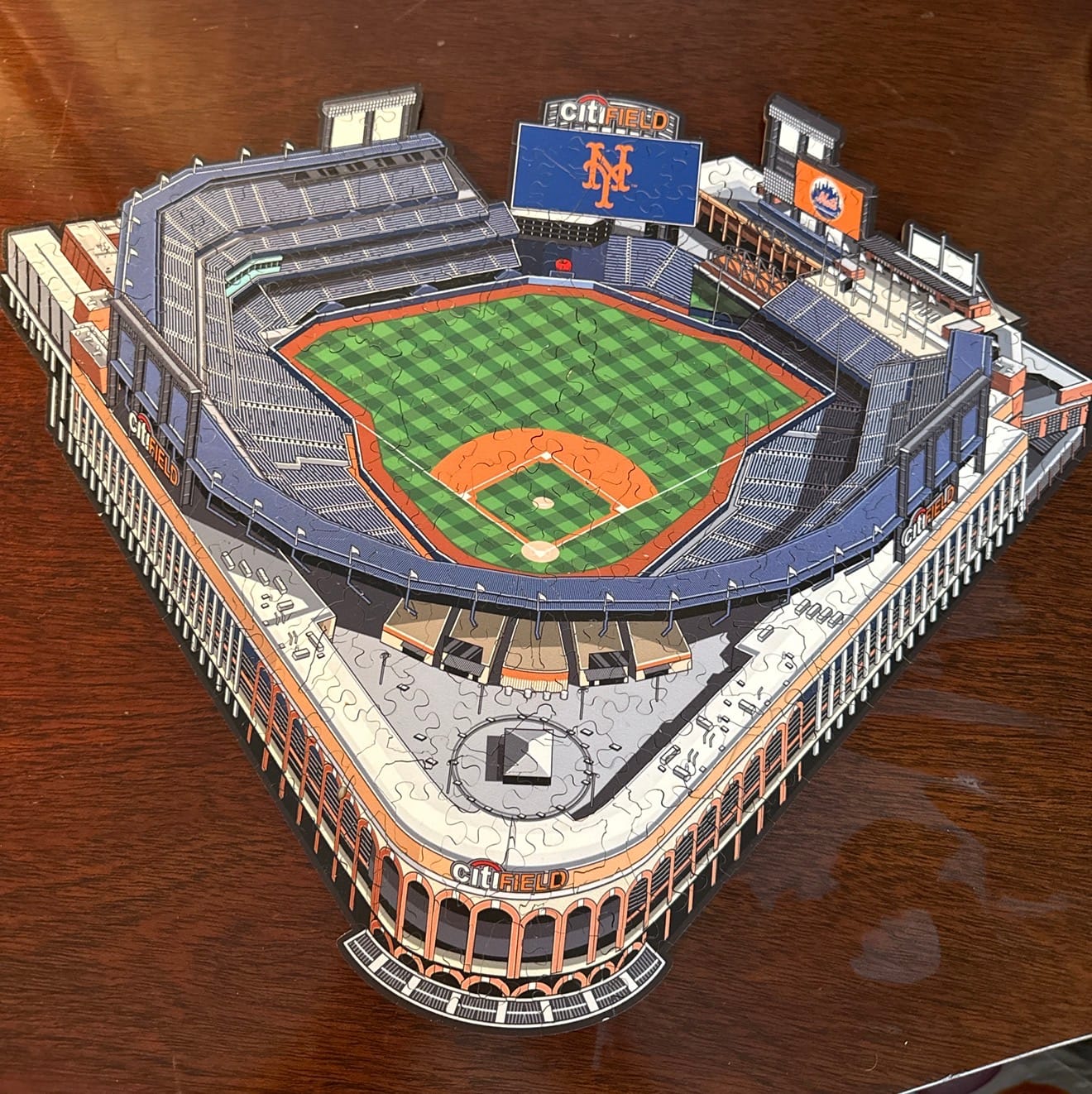 Customer photo review of New York Mets™ Citi Field Stadium - Wooden Puzzle