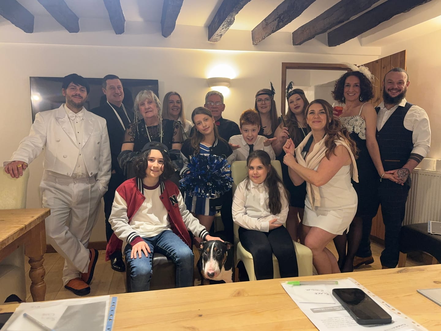 Customer photo review of 1920s Murder Mystery Game Kit
