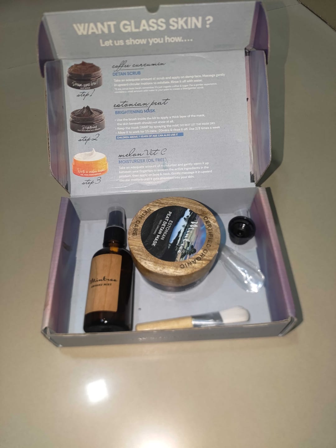 Customer photo review of 100% ORGANIC Detan Face Mask 60 gm