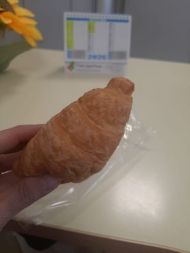 Customer photo review of 15 Cornetti proteici ripieni di crema pasticcera