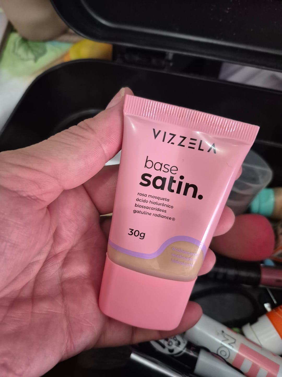 Customer photo review of Base Líquida SATIN - Vizzela