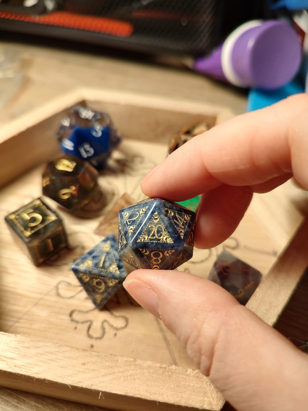 Customer photo review of Mystery Dice Blind Bags!