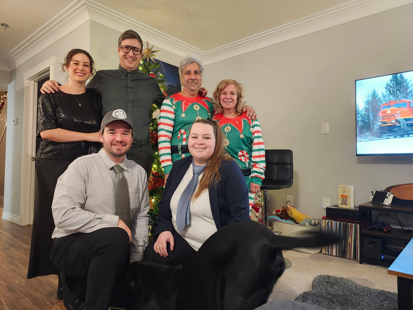 Customer photo review of Polar Express Christmas Train Murder Mystery Game Kit