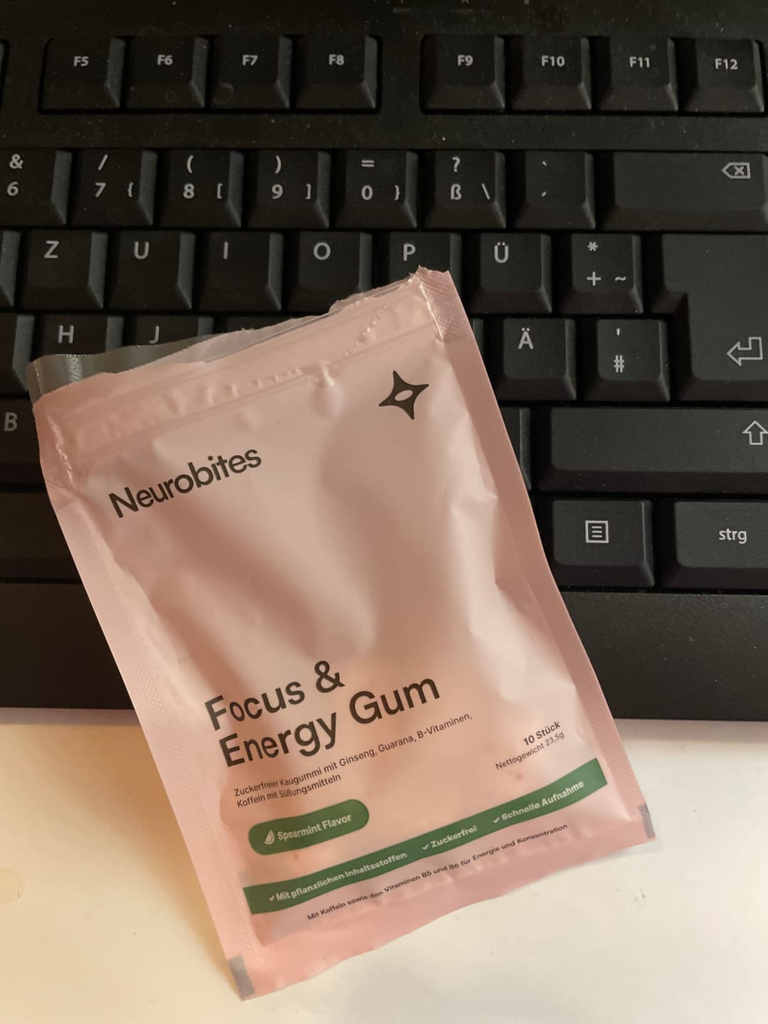 Customer photo review of Neurobites® Focus & Energy Gum (Performance-Starterpaket)