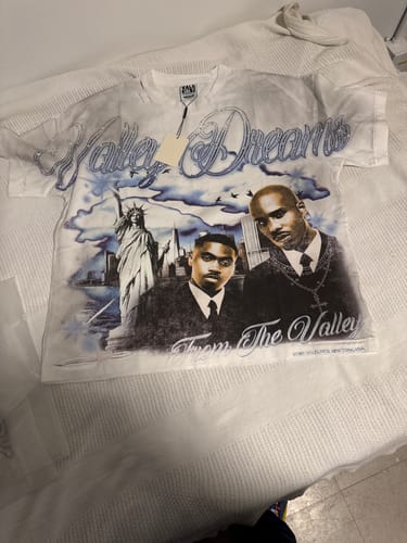 Customer photo review of Vale Forever Godfather Bling Tee White