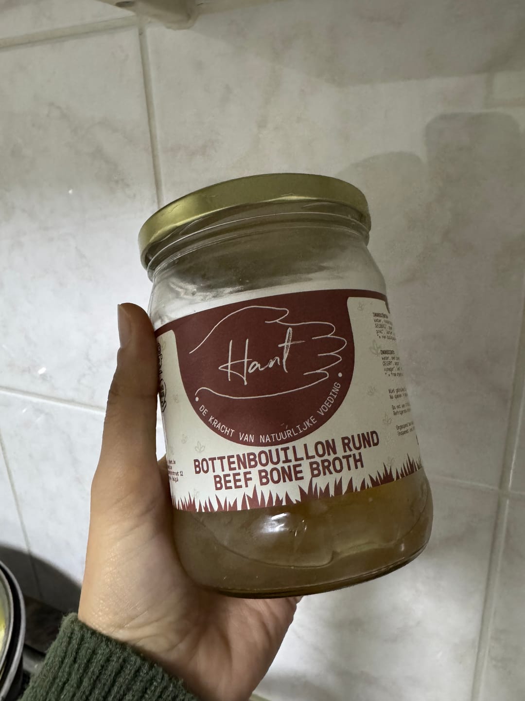 Customer photo review of Bottenbouillon - Rund - Bone Broth - Halal - Collageen - 400mL