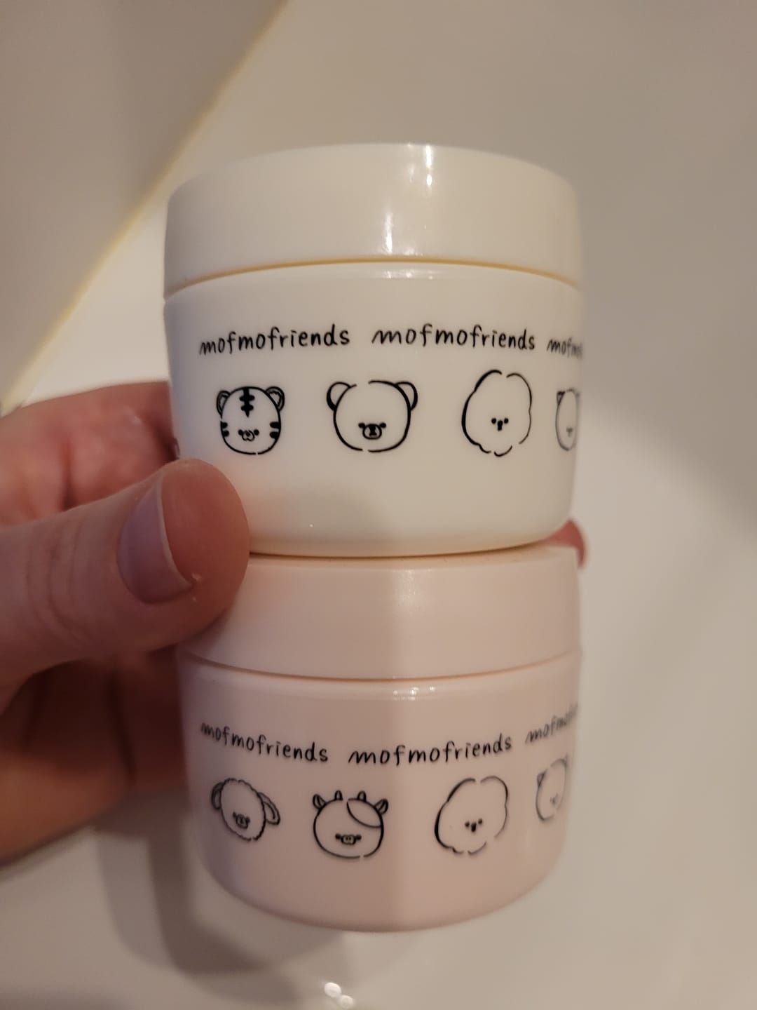 Customer photo review of Meishoku Mofmo Friends Moist Skin Barrier Cream 50g