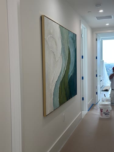 Customer review photo for Plaster Art Texture Painting #SG542