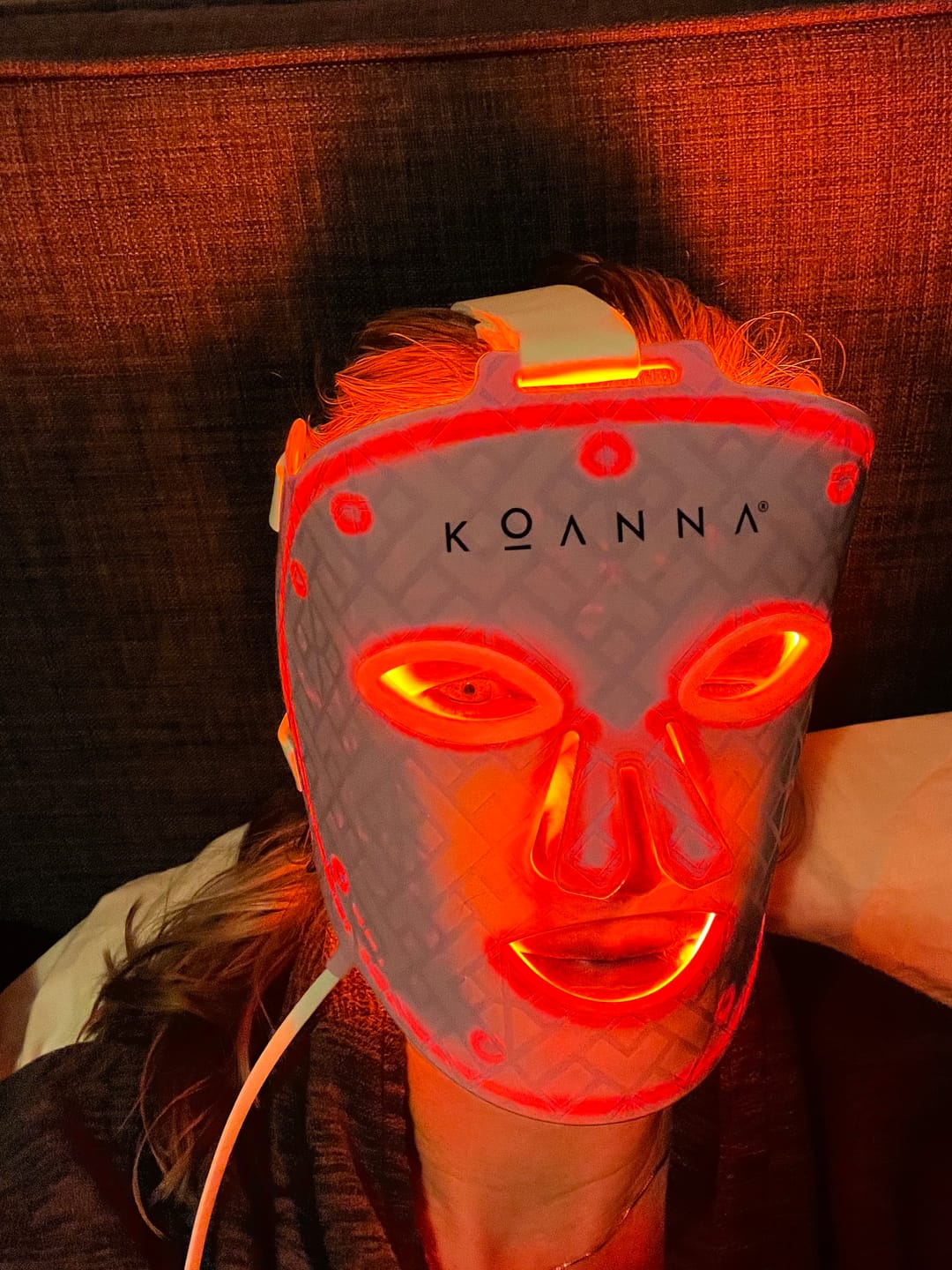 Customer photo review of Koanna® MultiGlo™ LED Light Therapy Mask