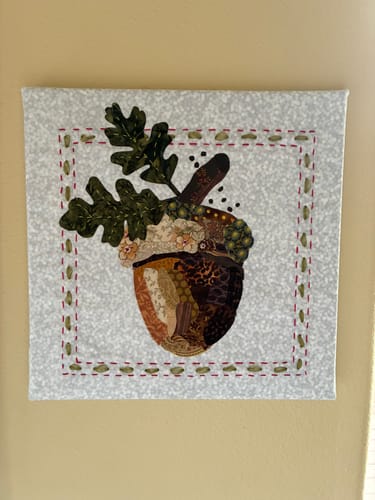 Customer photo review of The Acorn Downloadable Pattern