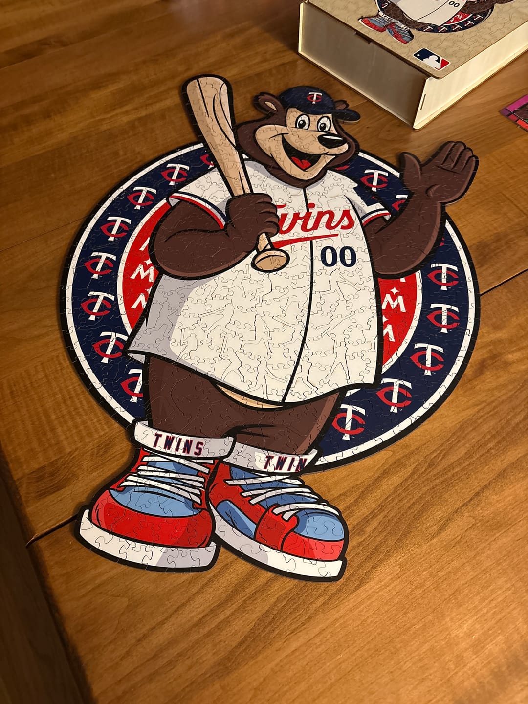 Customer photo review of Minnesota Twins™ Mascot - Wooden Puzzle