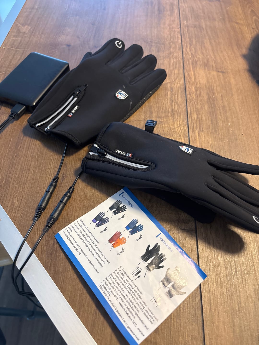 Customer photo review of Beheizte Handschuhe (Powerbank-betrieben) –  Wasserdicht & Winddicht