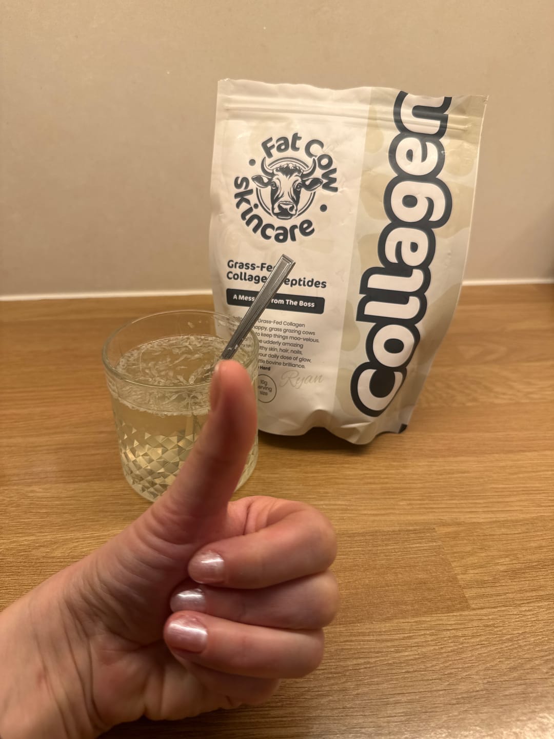 Customer photo review of Grass-Fed Collagen Peptides