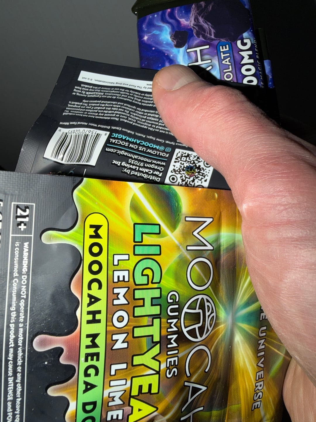Customer photo review of Mega-Dose Mushroom Chocolates - Cookie Craters