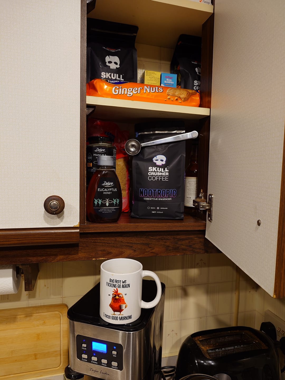 Customer photo review of Skull Crusher Coffee - Nootropic