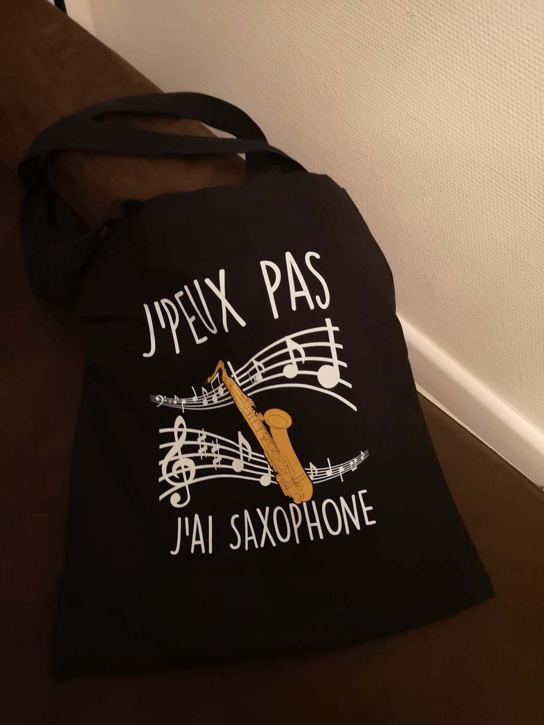 Customer photo review of J'peux pas J'ai Saxophone – Sac à musique