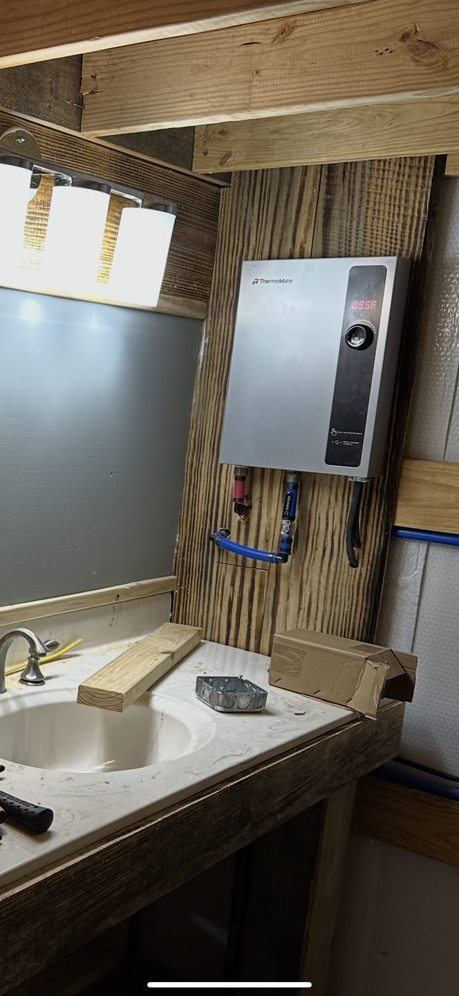Customer photo review of Tankless Electric On Demand Instant Hot Water Heater - 240V | 18kW