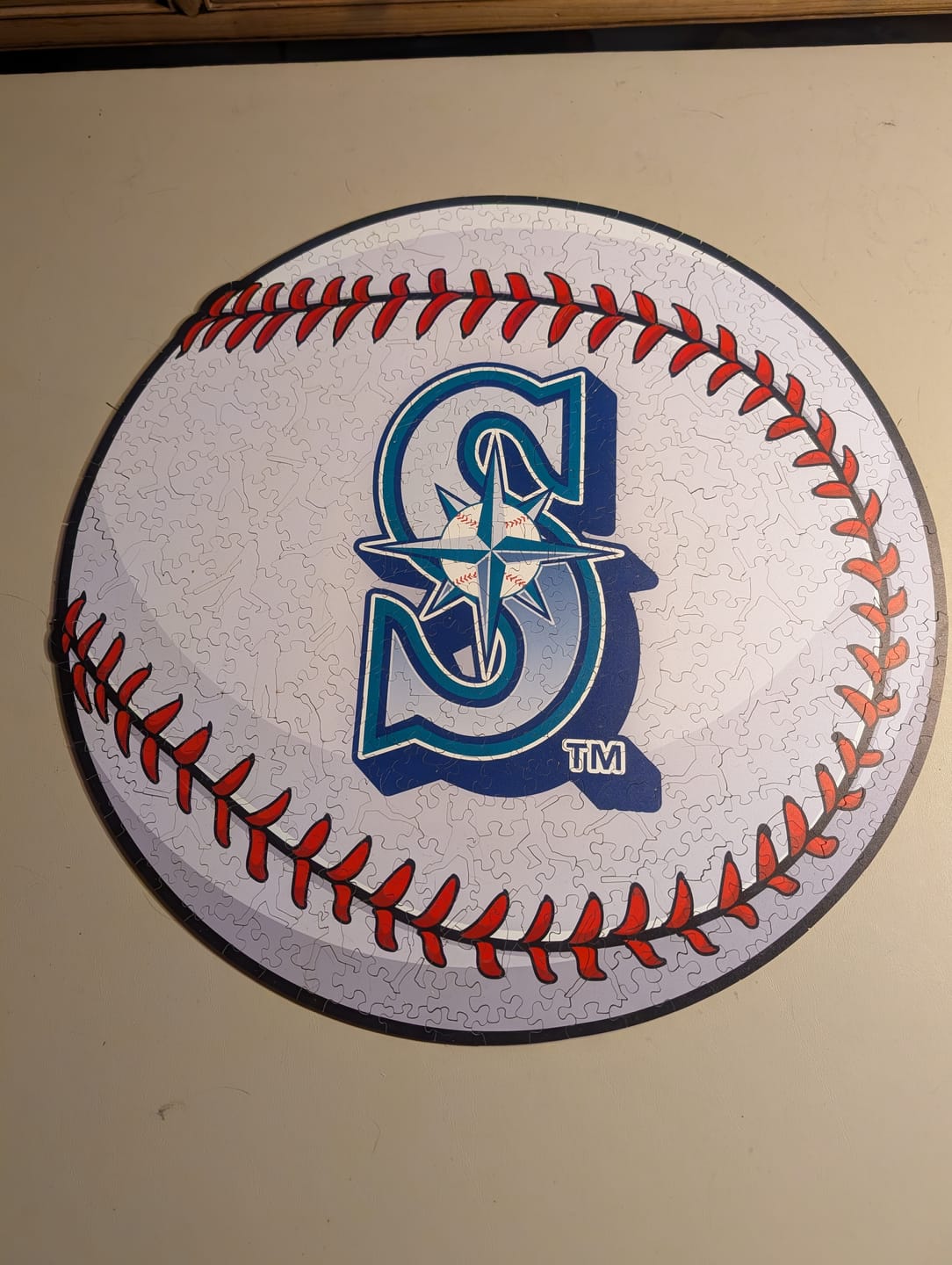Customer photo review of Seattle Mariners™ - Wooden Puzzle