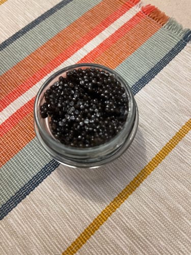 Customer photo review of White Sturgeon Caviar