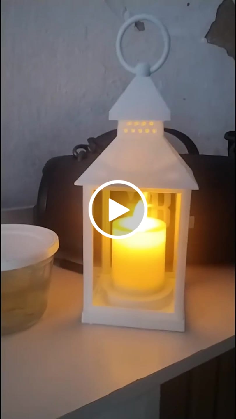 Customer video review of Luminária Decorativa Lampião LED de Mesa e Pendente