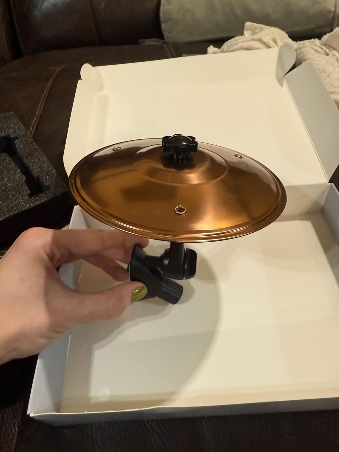 Customer photo review of New Year Hot Sale  - Car Dashboard Drum Cymbal – Fun Accessory for Music & Rock Fans