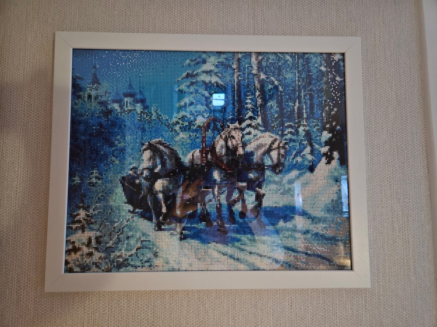 Customer photo review of Drei Pferde im Schnee