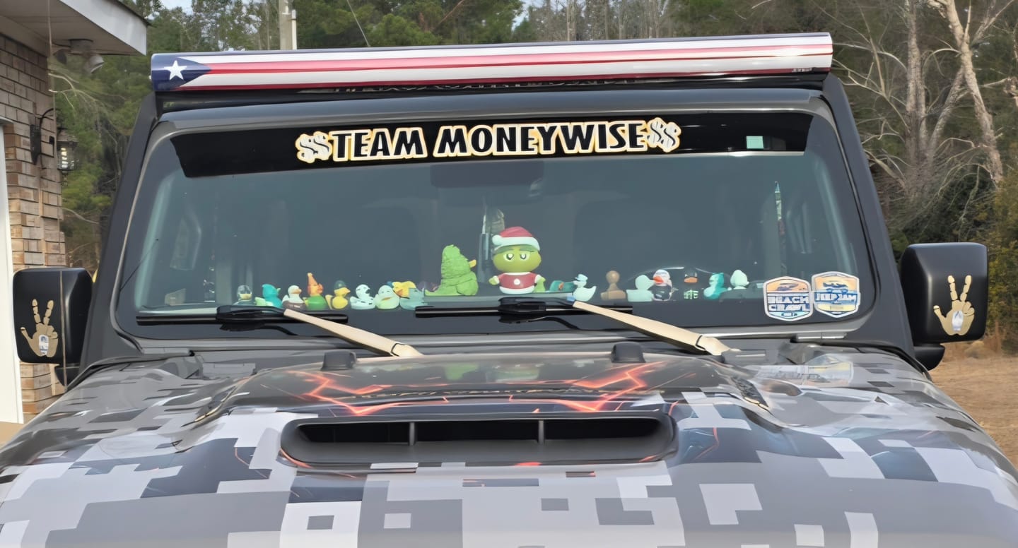 Customer photo review of Light Bar Cover | Dual Row 52"