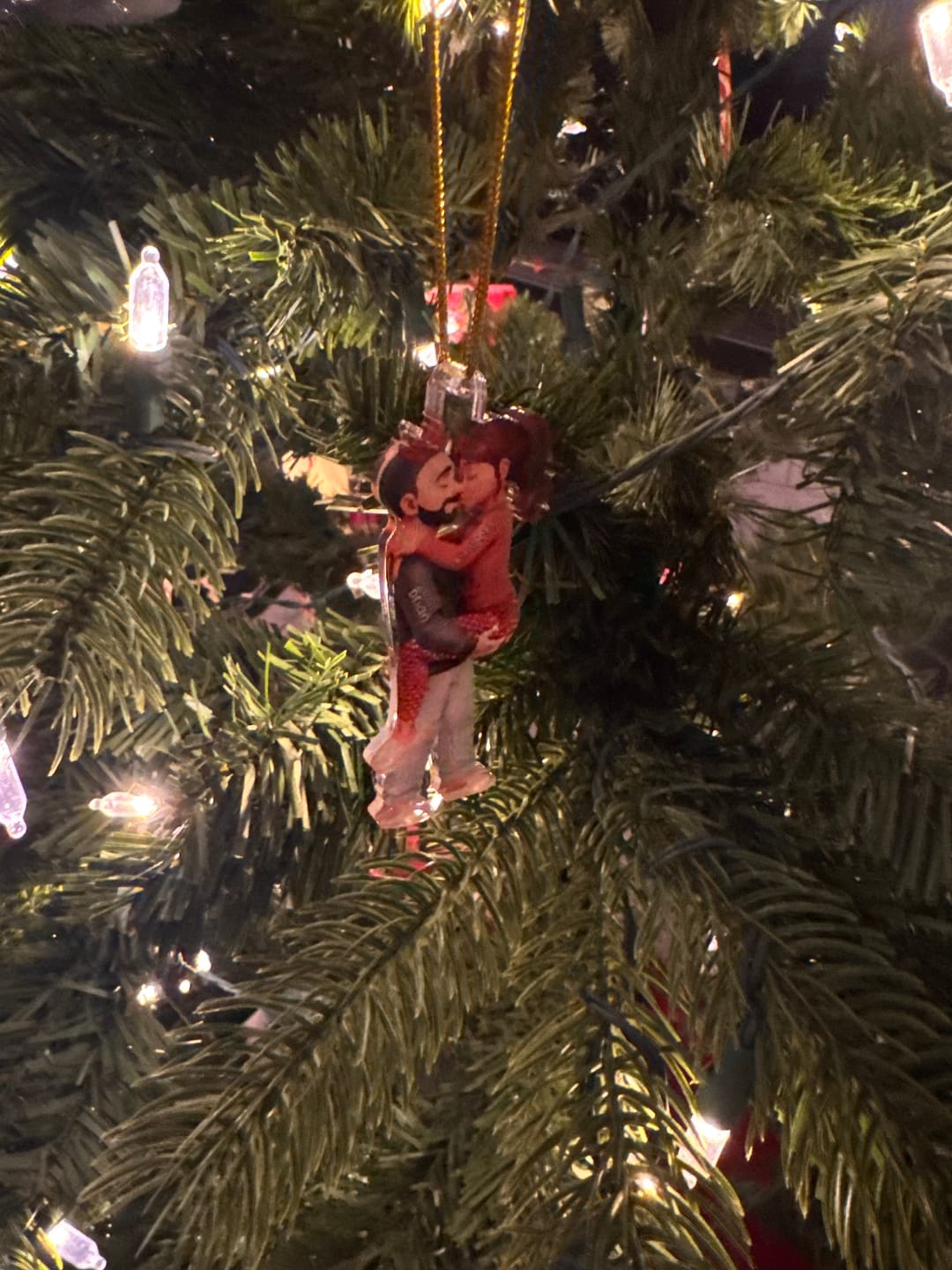Customer photo review of Christmas Gifts For Husband And Wife - Personalized Acrylic Ornament