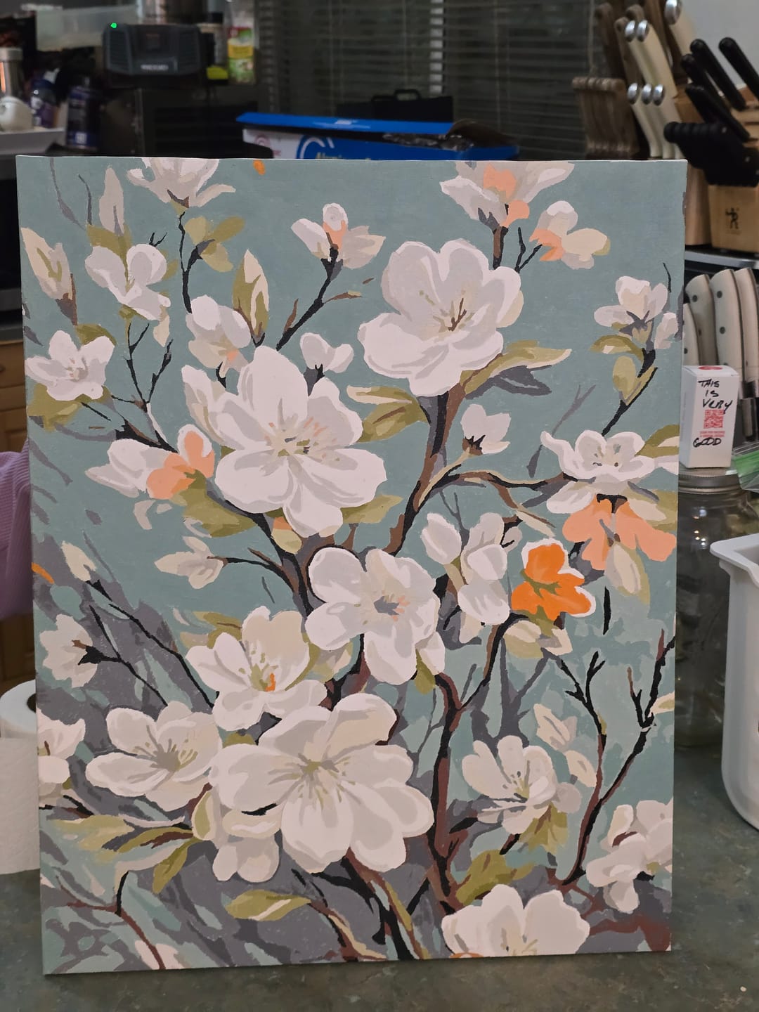 Customer photo review of Spring Blossom Tapestry