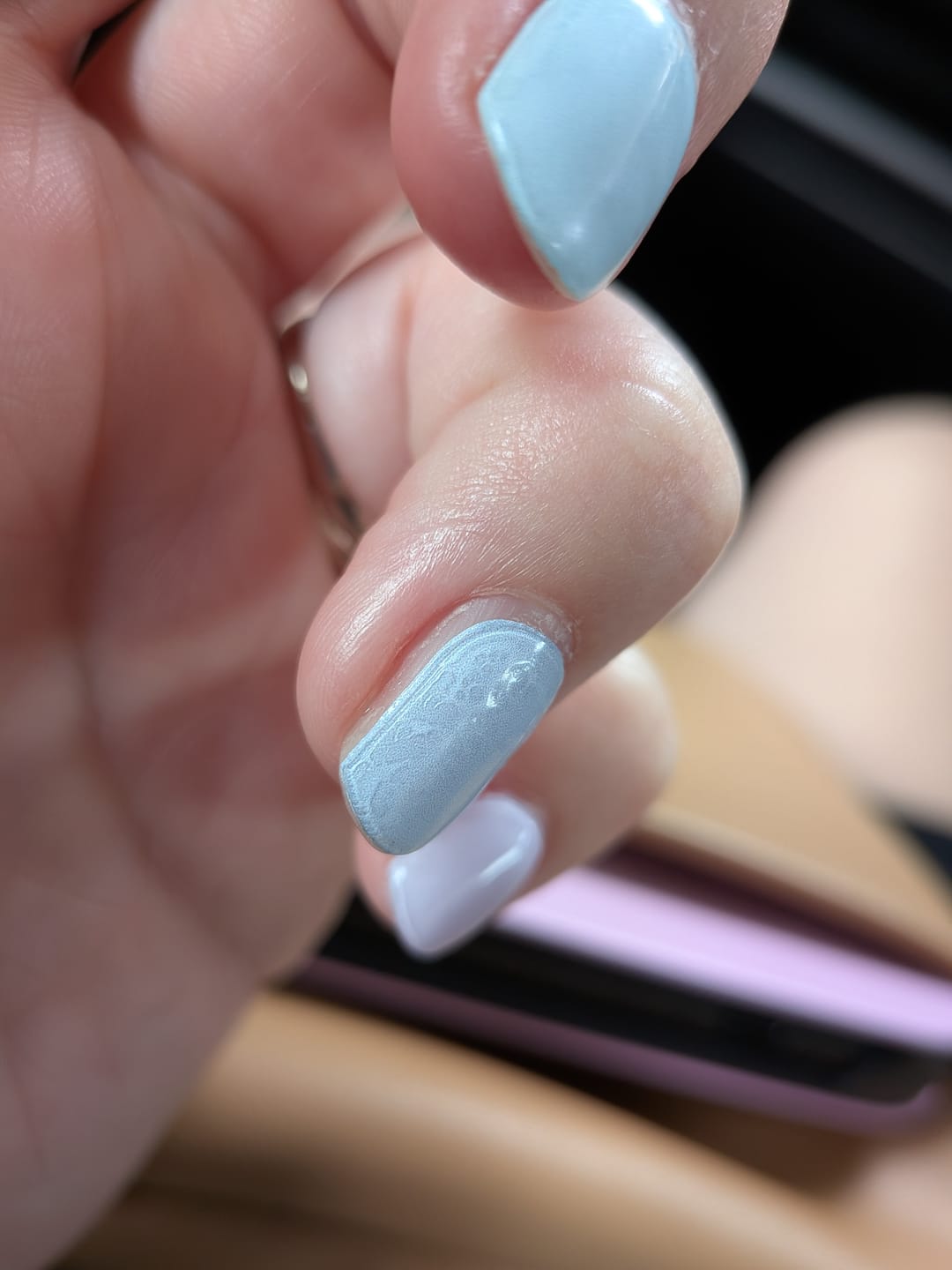 Customer photo review of Diamond Top Coat (6 In 1 + Extension Gel)