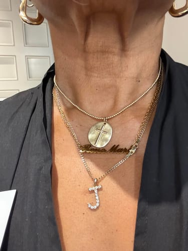 Customer photo review of Personalized Name Necklace