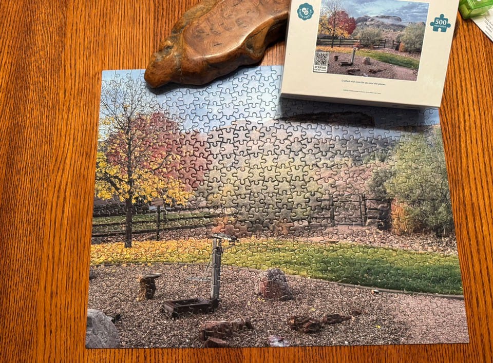 Customer photo review of Custom jigsaw puzzle