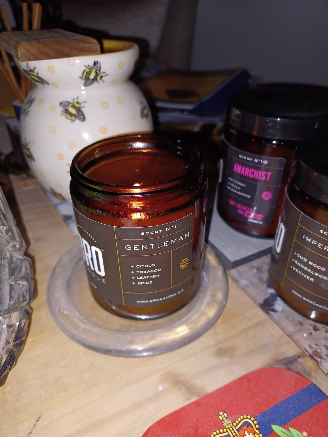 Customer photo review of The Gentleman Candle