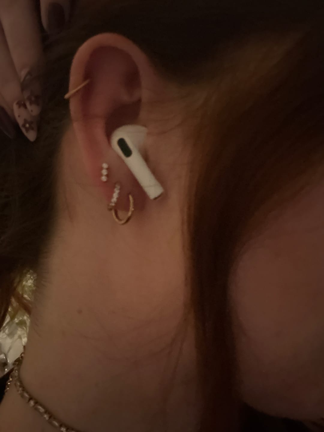 Customer photo review of Twisted Hinged Clicker Gold