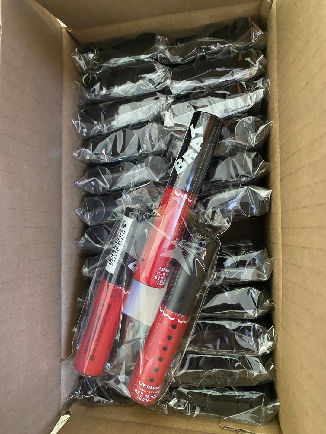 Customer photo review of Revolution x Willy Wonka & The Chocolate Factory Lip Gloss Collection (72 Pcs Lot)
