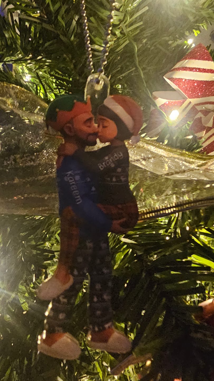 Customer photo review of Christmas Gifts For Husband And Wife - Personalized Acrylic Ornament