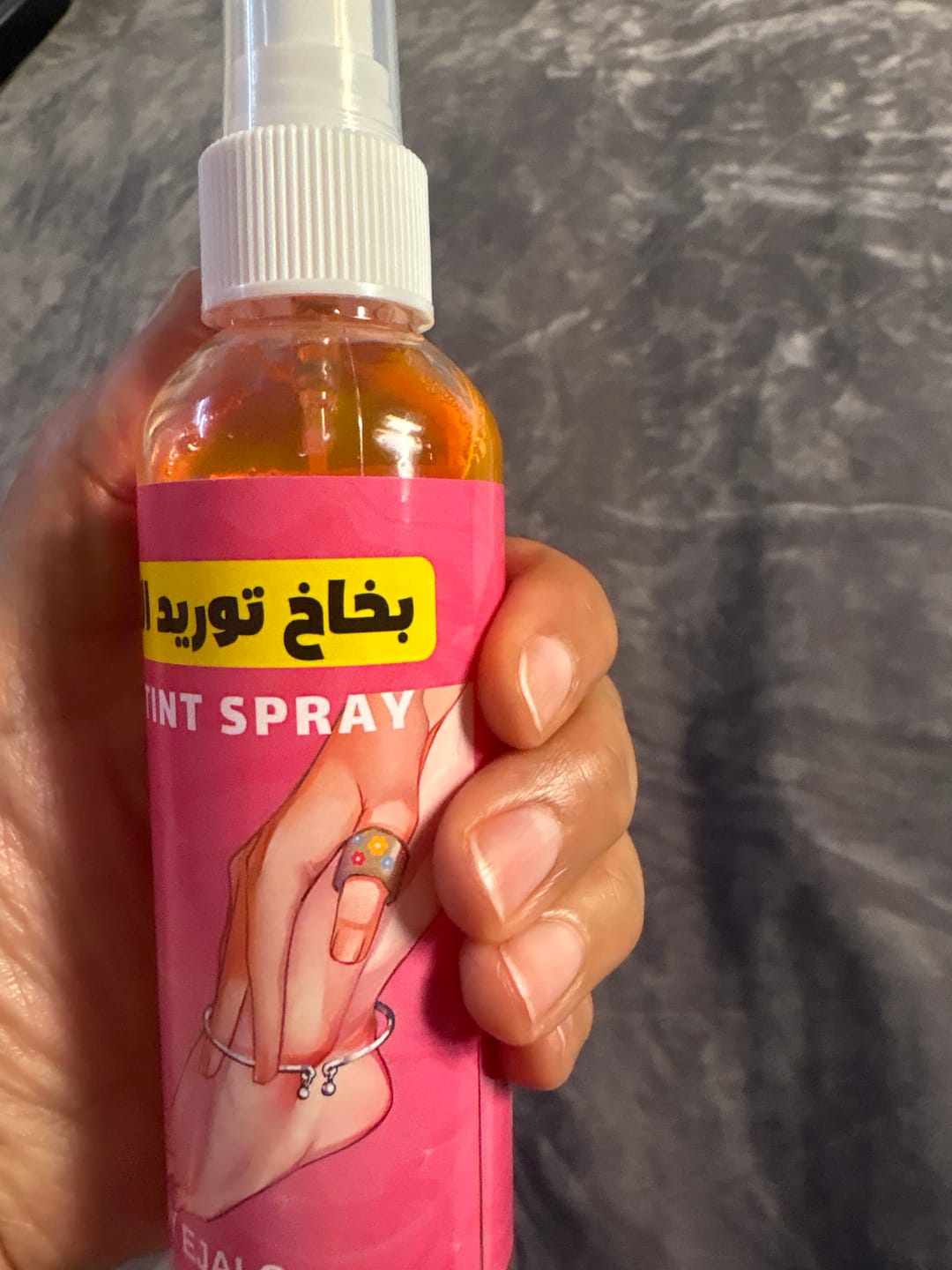 Customer photo review of Nail tint spray 150ml